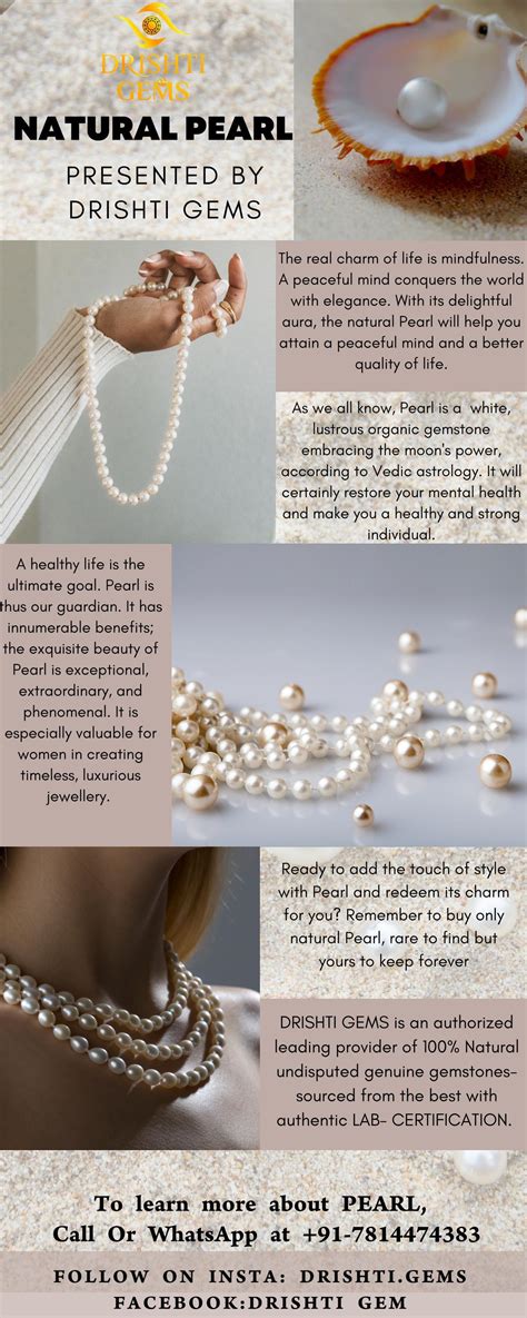 Magical fluid pearls infographics